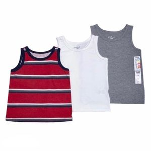 Boys Tank Tops 3-Pc Set